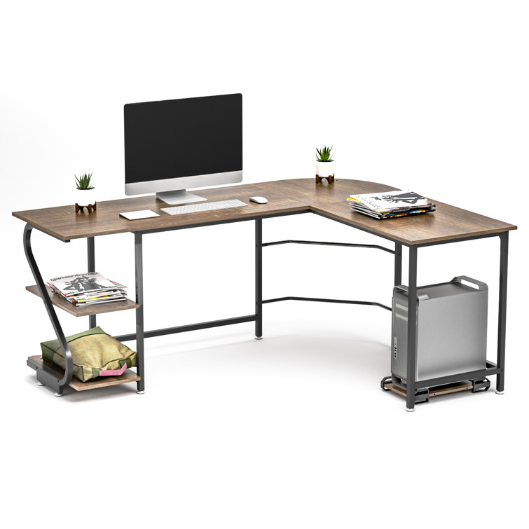 17 Stories Reversible L Shaped Desk Wayfair